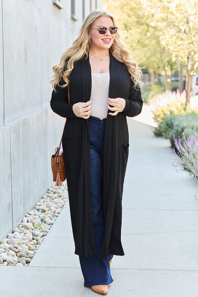 Stylish Embrace Full Size Cardigan Wrap