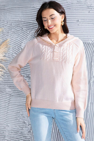 Stylish Comfort Hooded Knitwear for Women