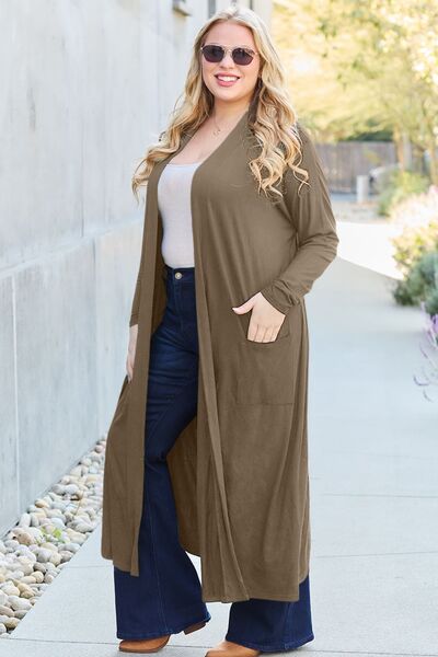 Stylish Embrace Full Size Cardigan Wrap