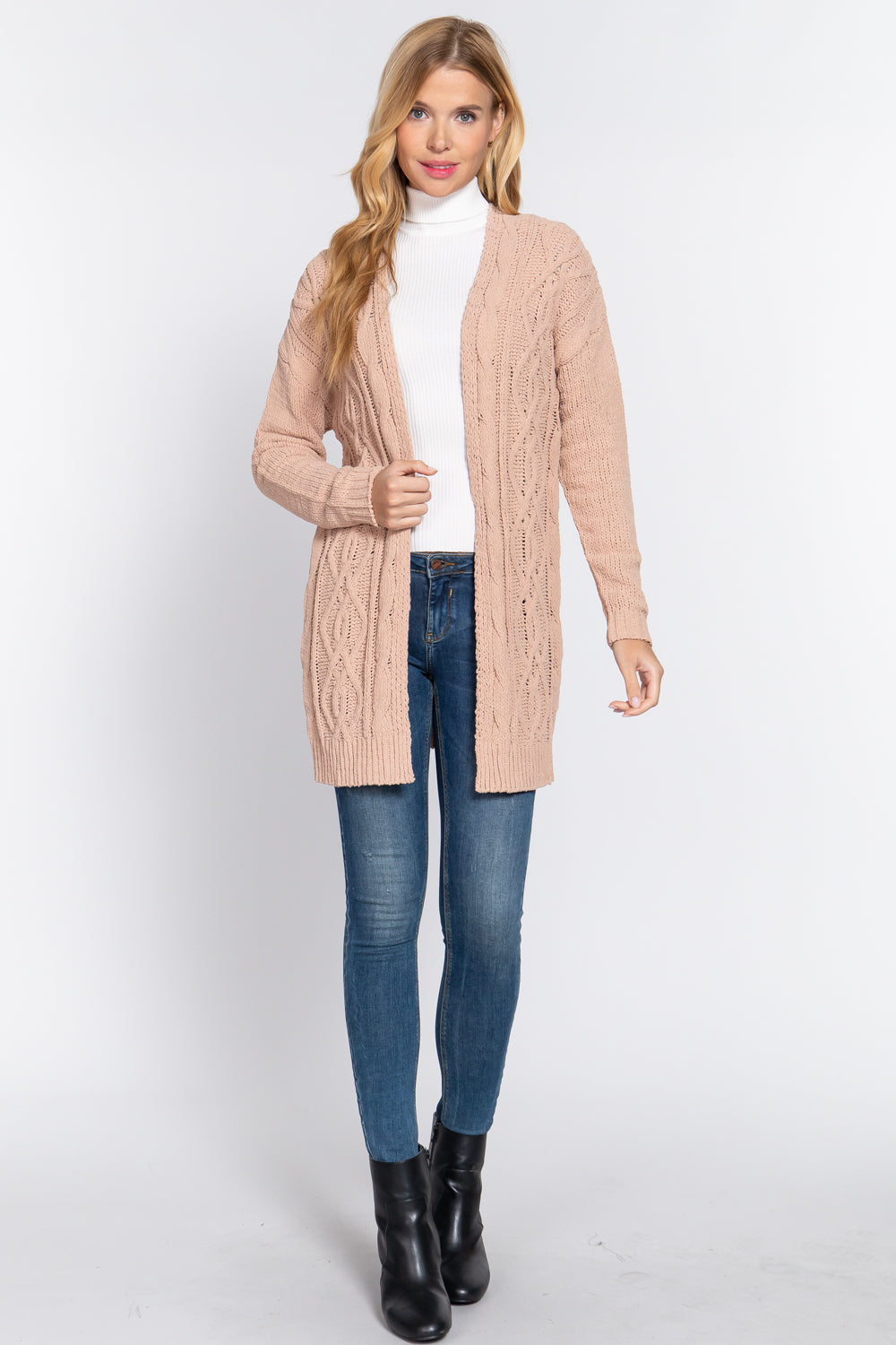 Luxurious Soft Chenille Long Cardigan