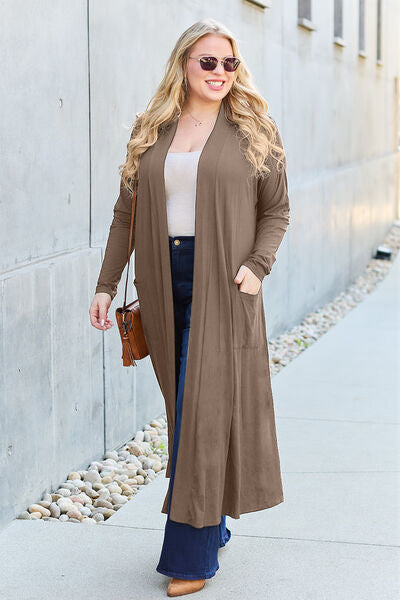 Stylish Embrace Full Size Cardigan Wrap